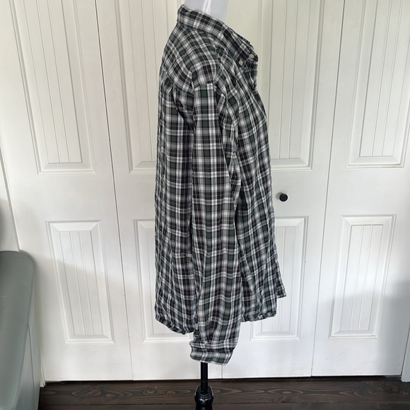 American Eagle shirt long sleeve plaid button up shirt - Picture 2 of 4